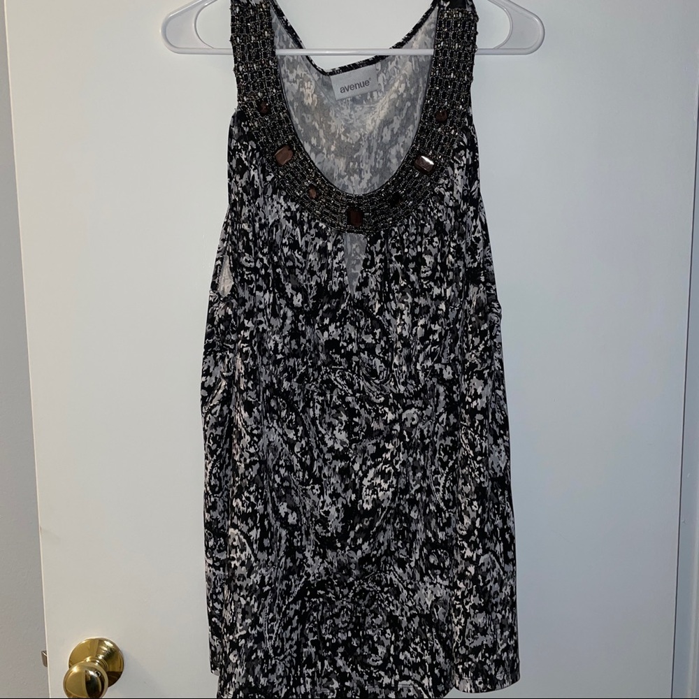 Avenue dressy sleeveless top